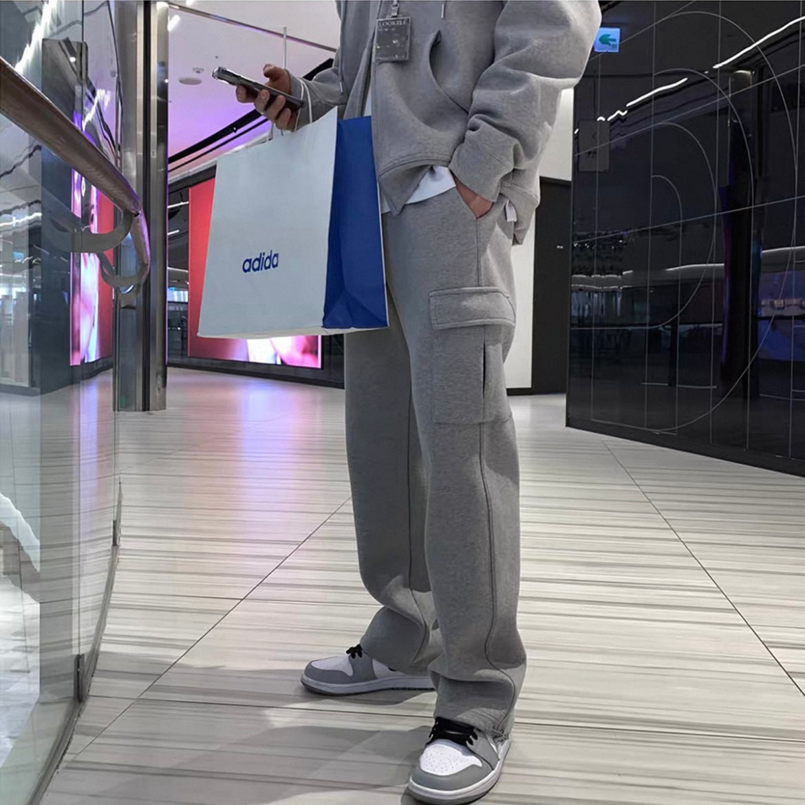 Casual Hooded Cardigan Setup