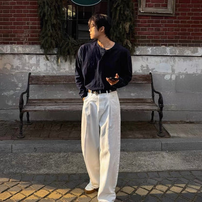 Casual Cotton Long Sleeve T-shirt
