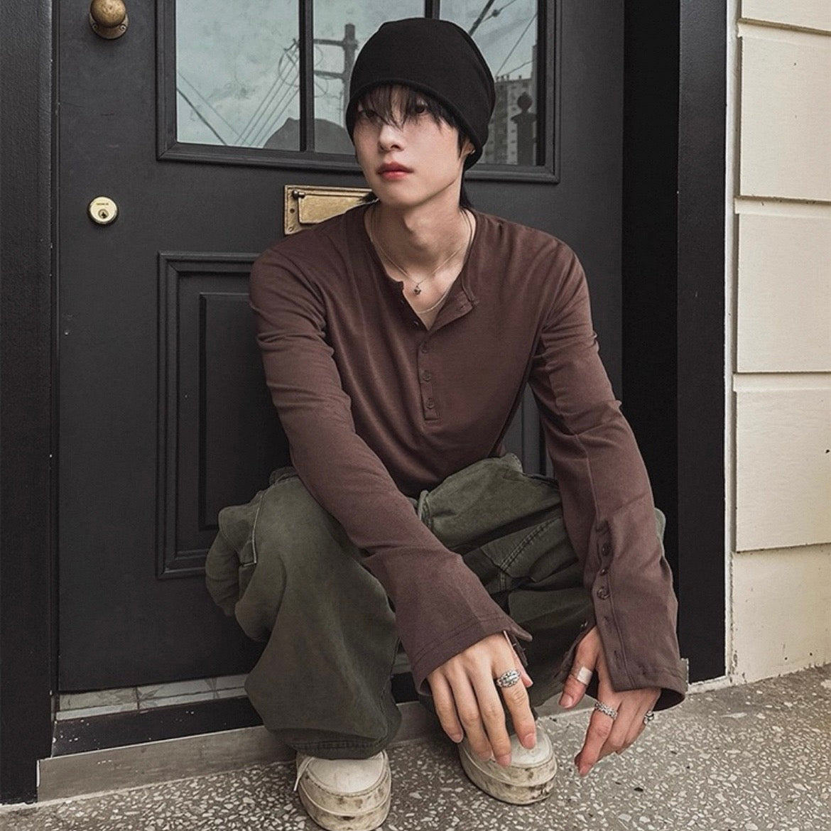 Casual Long-Sleeve T-Shirt