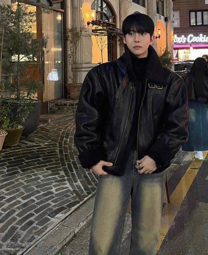 Retro Straight Jeans Pants