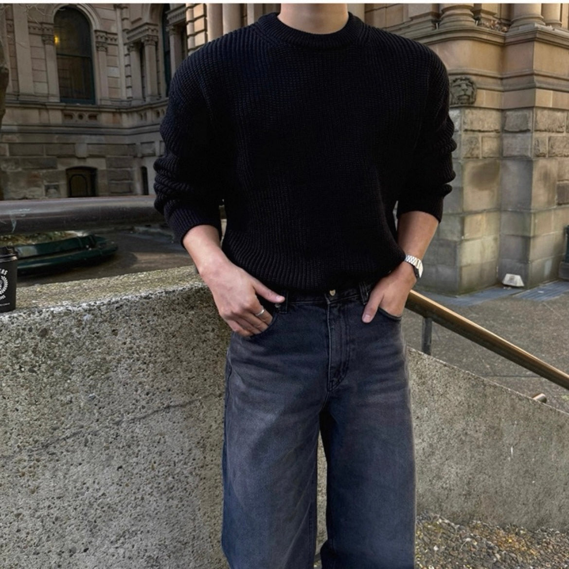 Korean Loose Knit Pullover