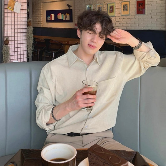 Korean Style Corduroy Shirt