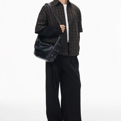 Chic Croissant Crossbody Bag