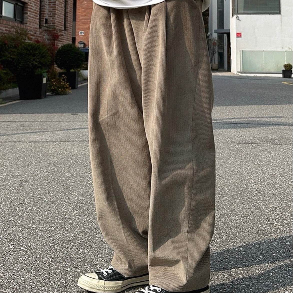 Casual Wide-Leg Pants