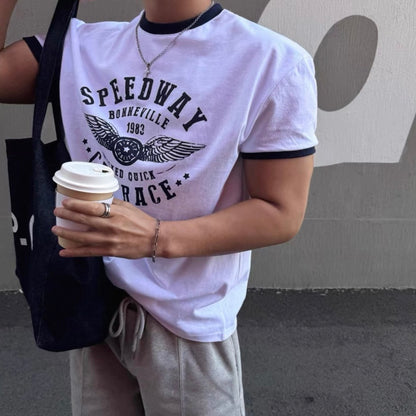 Retro Color Block T-Shirt