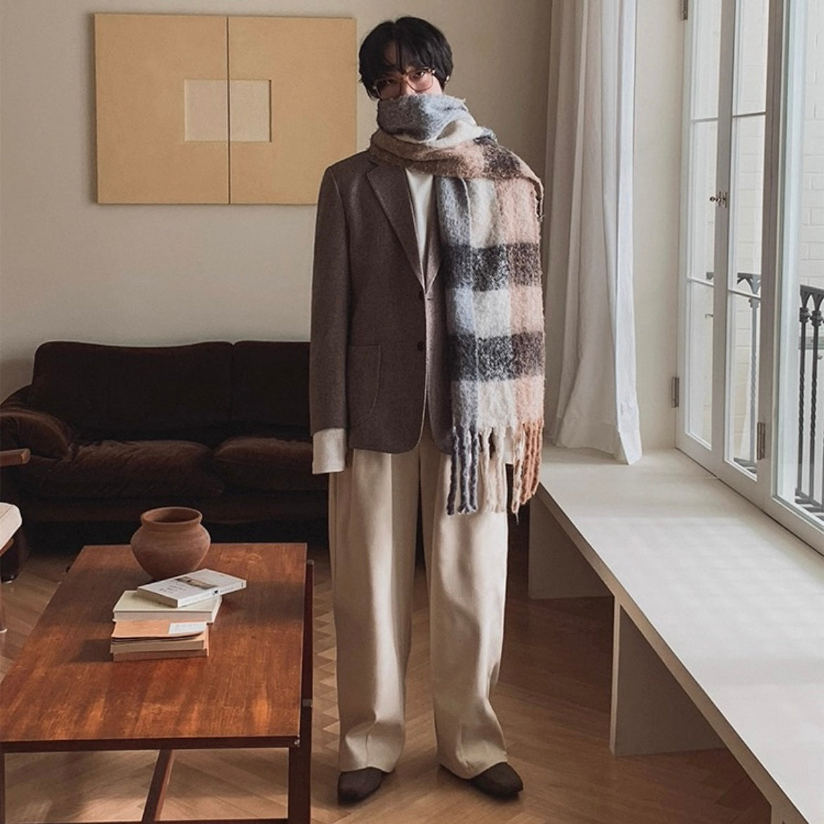 Winter Wide-Legged Commuter Pants