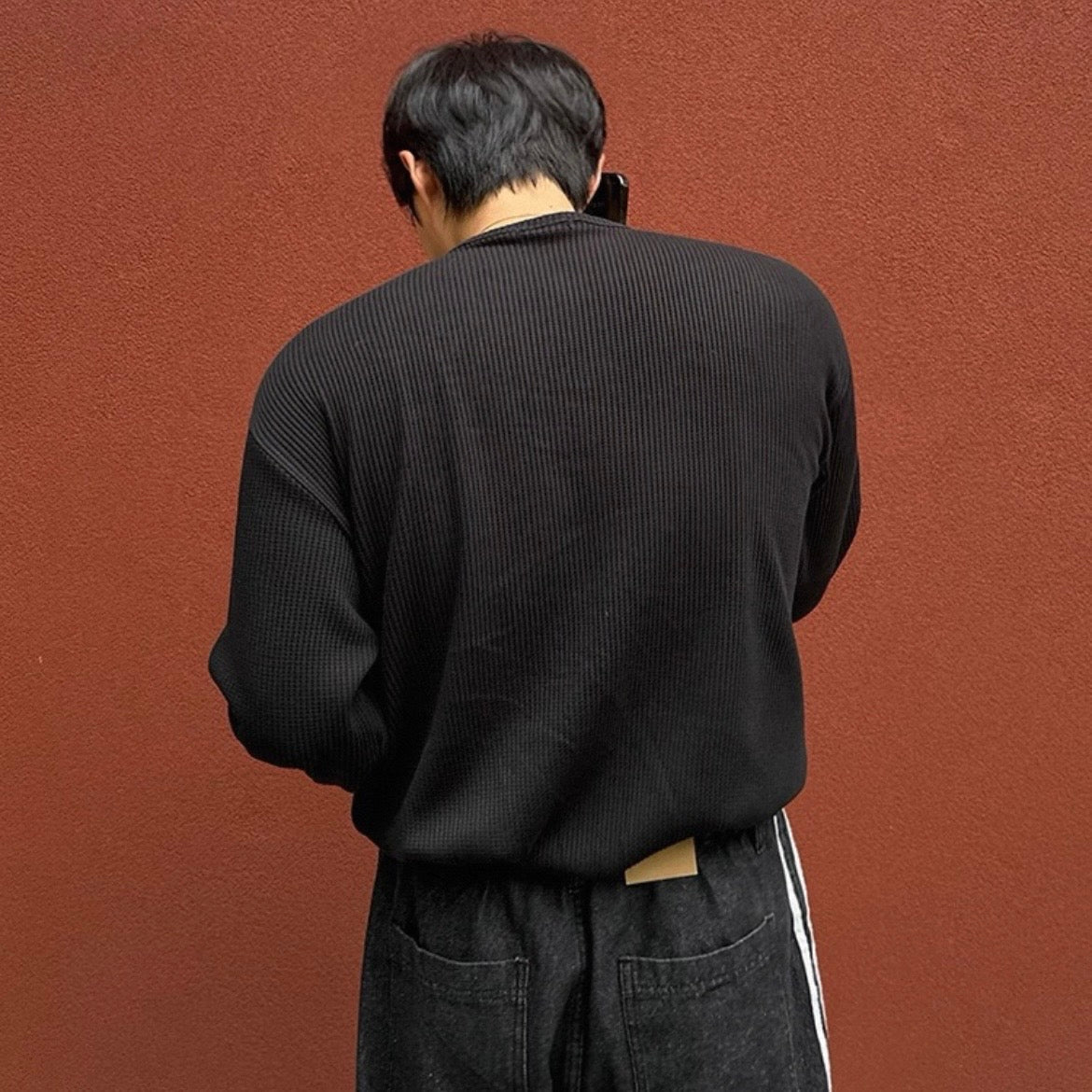 Waffle Long Sleeve T-Shirt