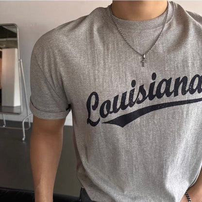 Vintage Print Slim-Fit T-Shirt