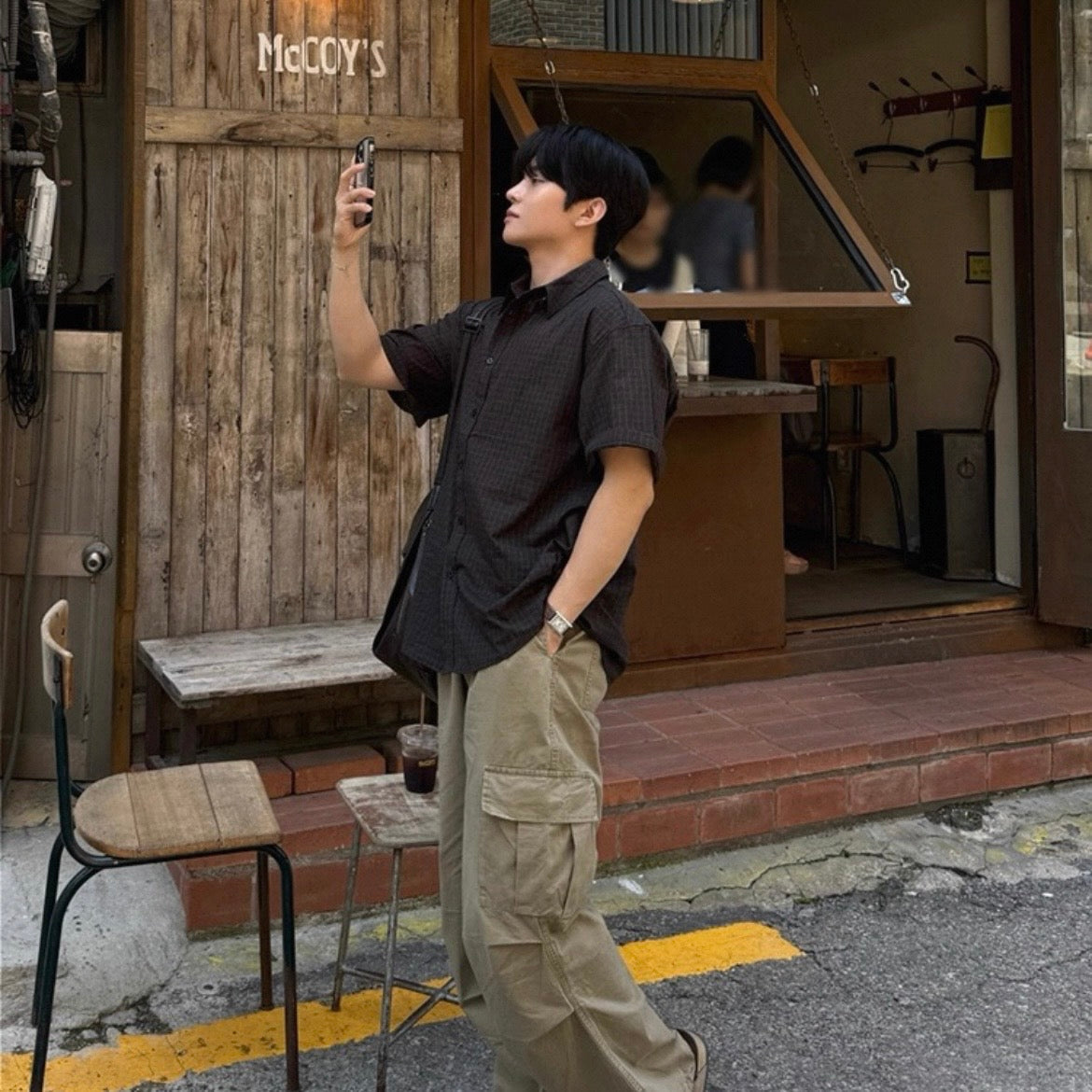 Korean Style Short-Sleeve Shirt