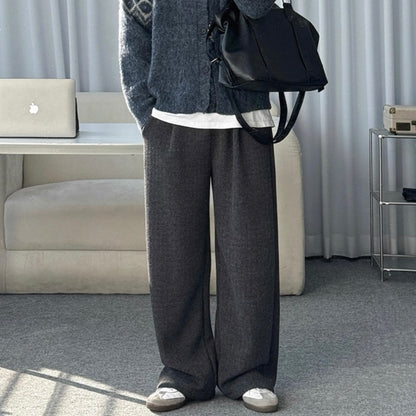 Winter Wide-Legged Casual Pants