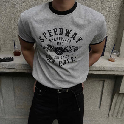 Retro Color Block T-Shirt