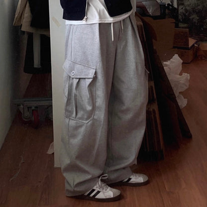 Casual Wide-Leg Pants