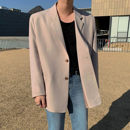 Korean Casual Tailored Jacket