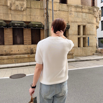 Breezy Knit Short-Sleeve Shirt