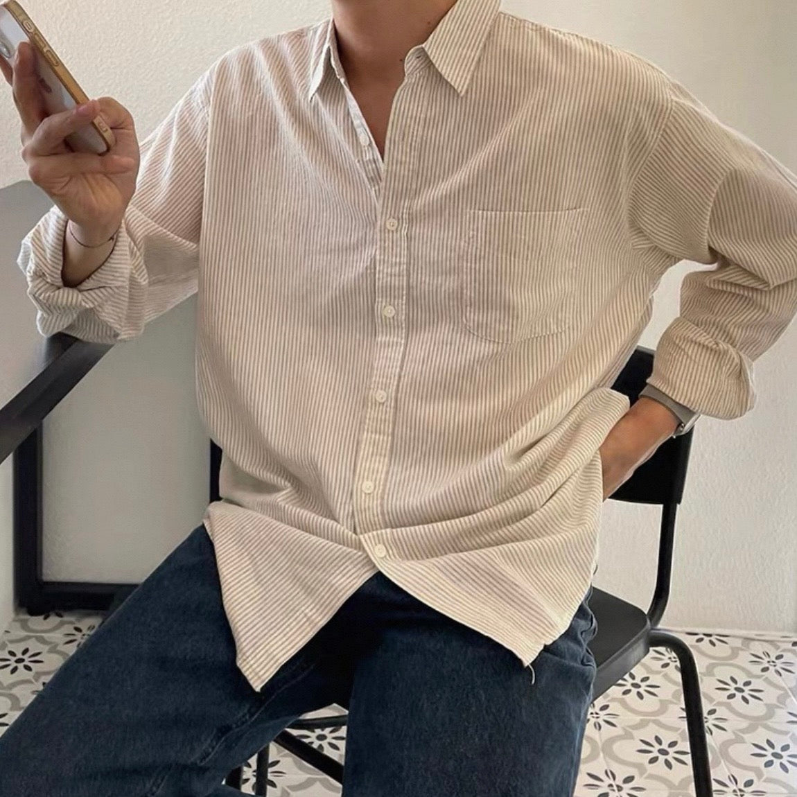 Trendy Striped Casual Shirt