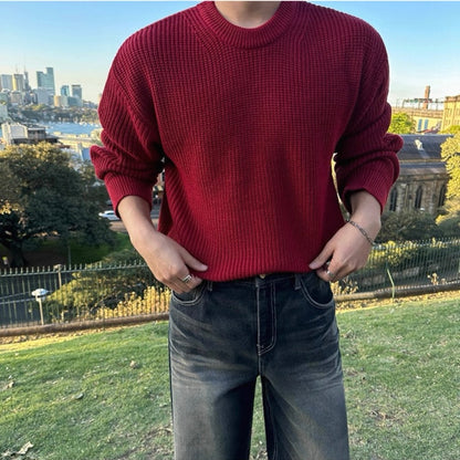 Korean Loose Knit Pullover