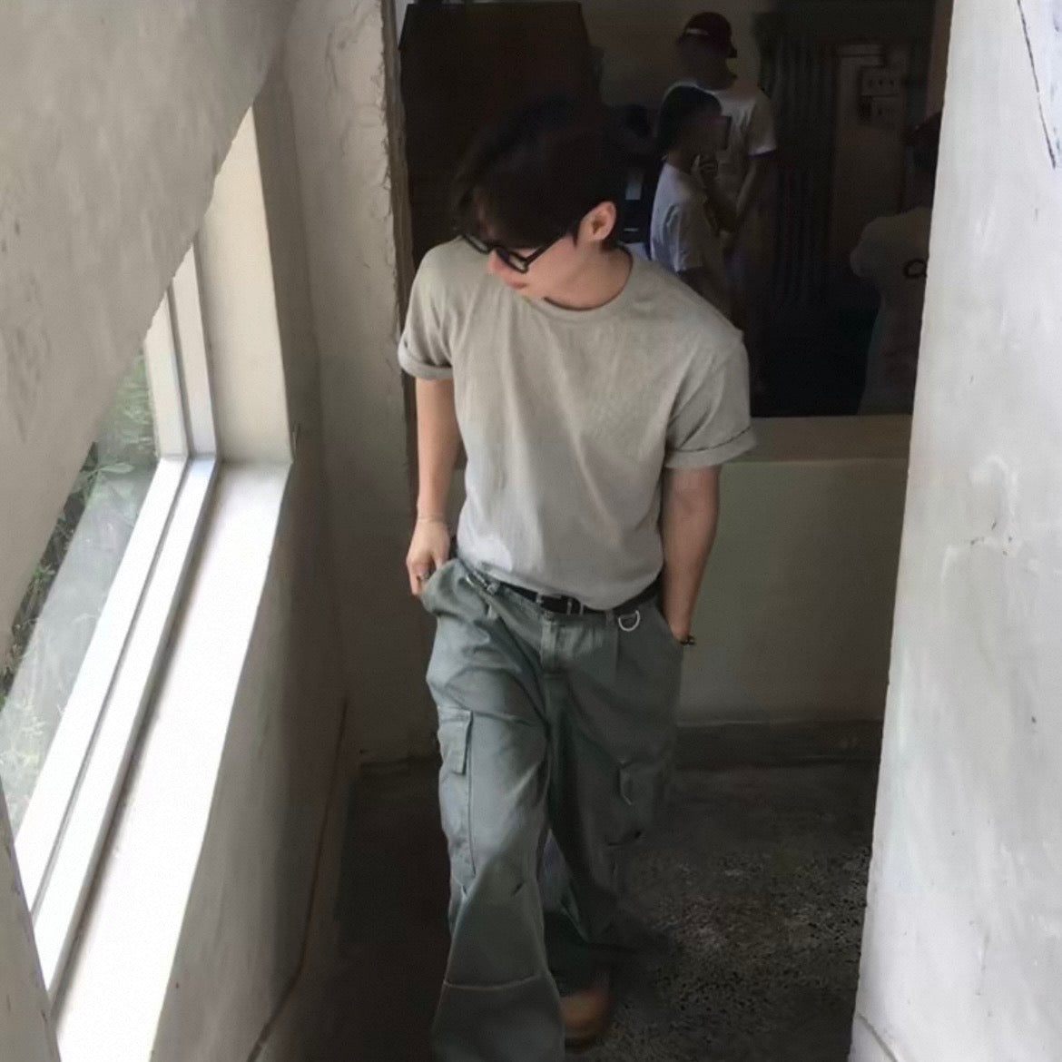 Korean Minimalist Cropped T-Shirt