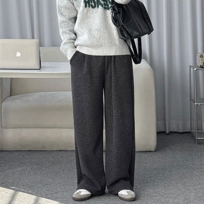 Winter Wide-Legged Casual Pants
