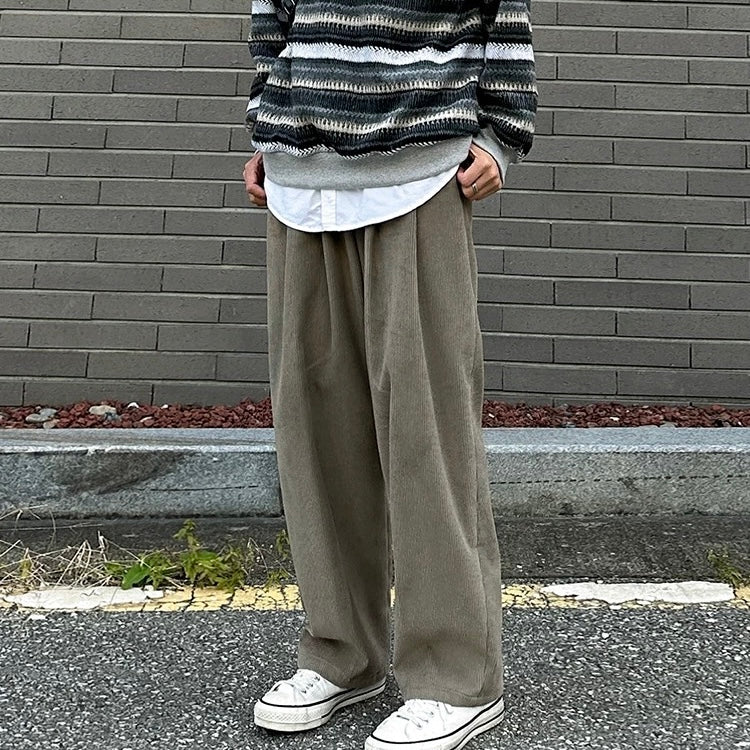 Casual Wide-Leg Pants