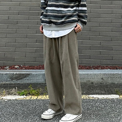 Casual Wide-Leg Pants