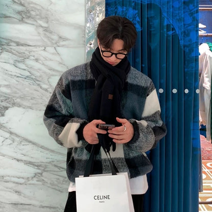 Korean Trend Colorful Knit Sweater