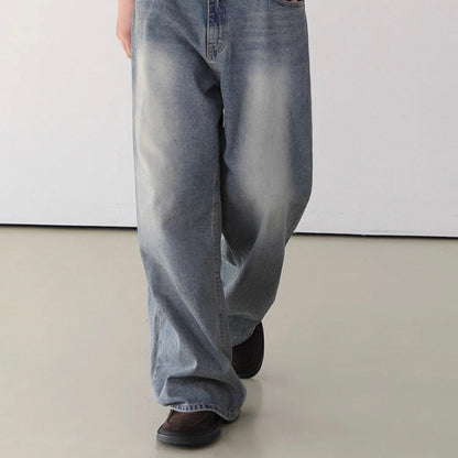 Korean Style Wide-Leg Jeans