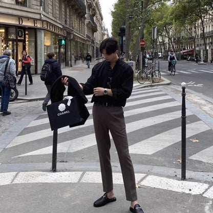 Breezy Casual Long-Sleeve Shirt