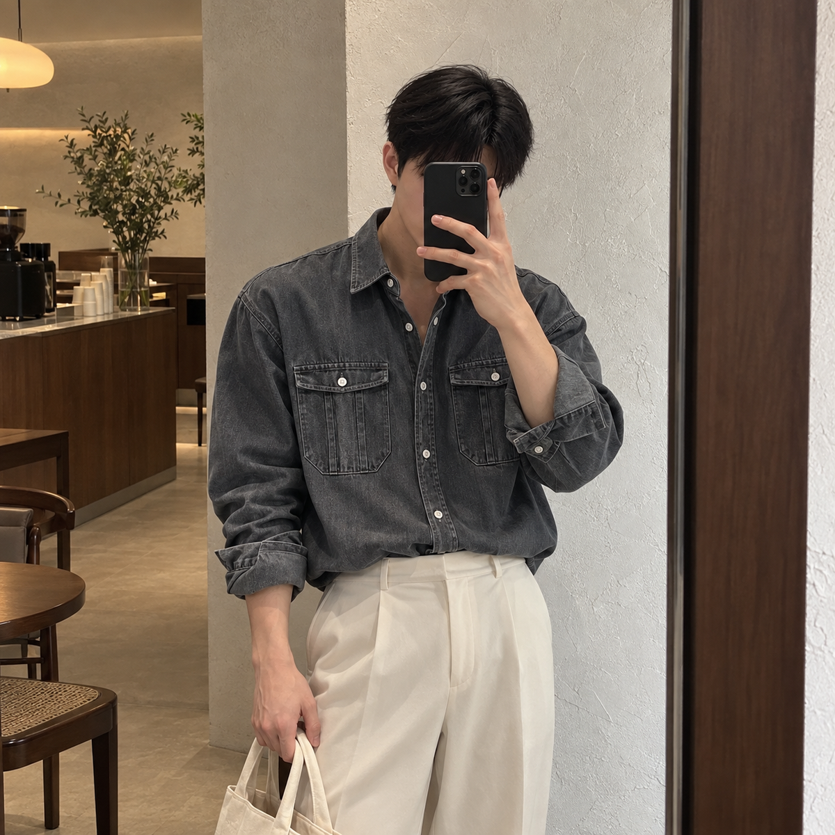 Fall Design Sense Lapel Shirt
