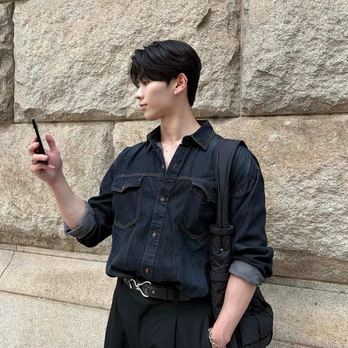 Casual Denim Shirt Jacket