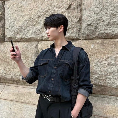 Casual Denim Shirt Jacket