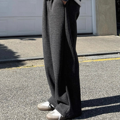 Winter Wide-Legged Casual Pants
