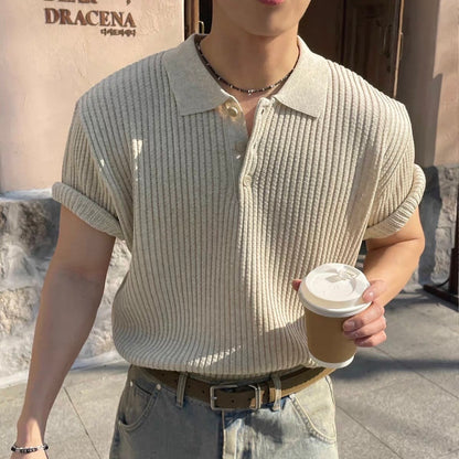 Cool Ice Silk Polo T-Shirt
