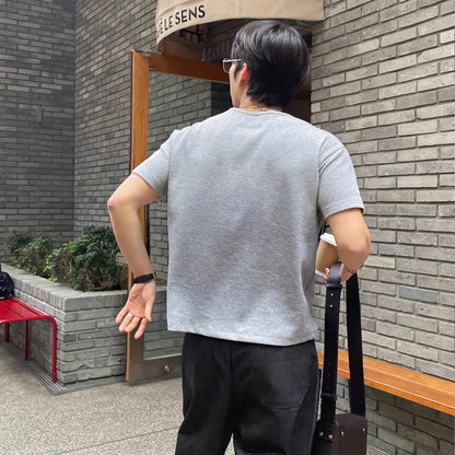 Minimalist Korean Waffle T-Shirt