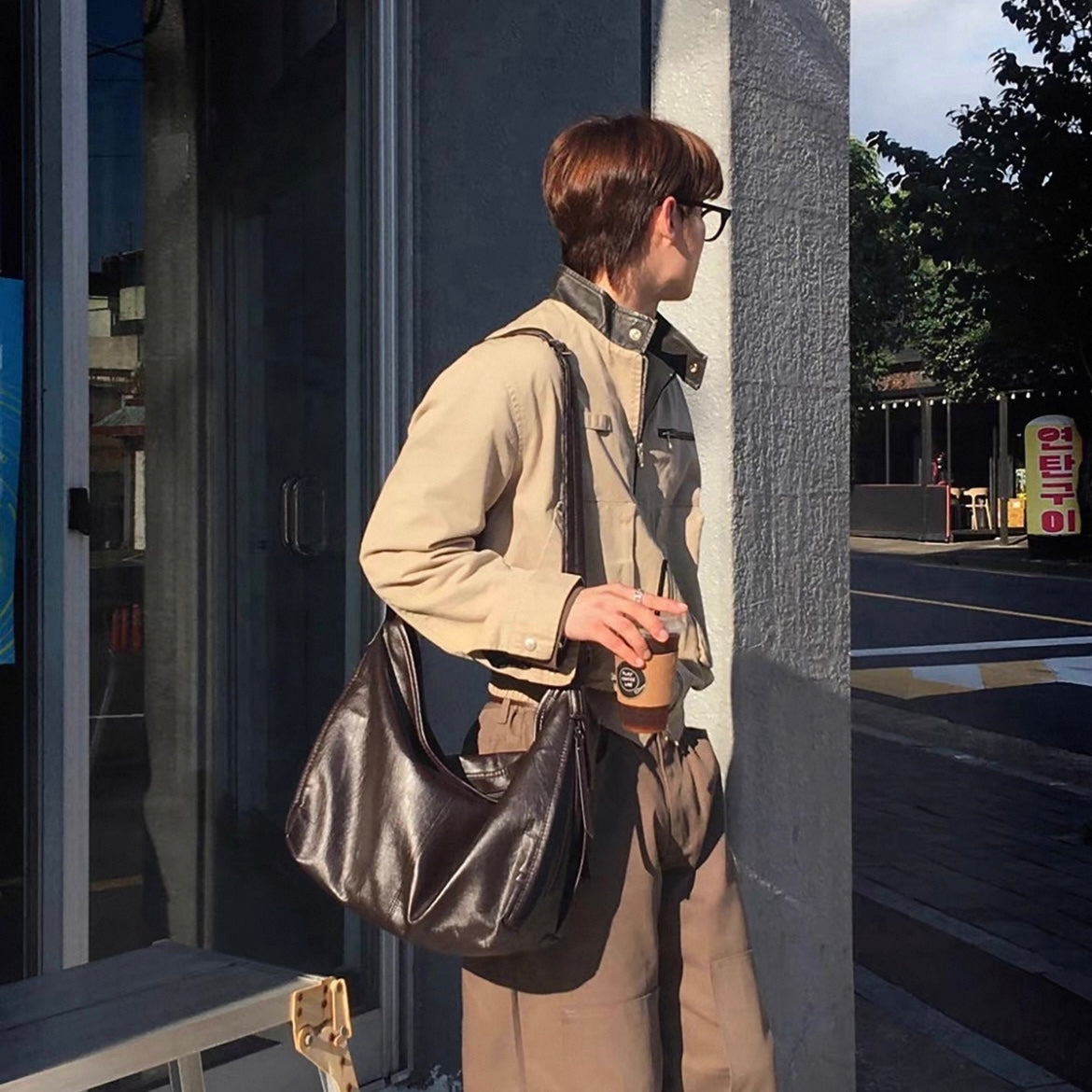 Vintage Spliced Jacket Tops