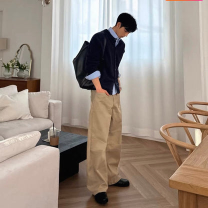Korean-Style Long Sleeve Shirt