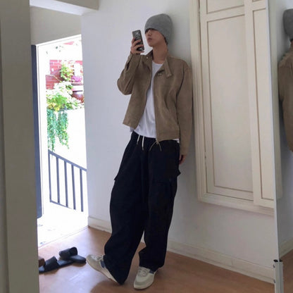 Casual Wide-Leg Pants