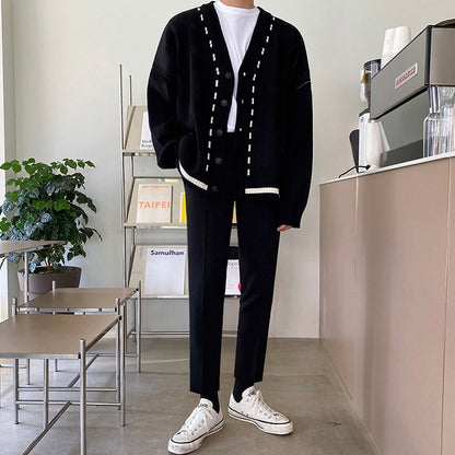 Cardigan Loose Gang Knit Sweater