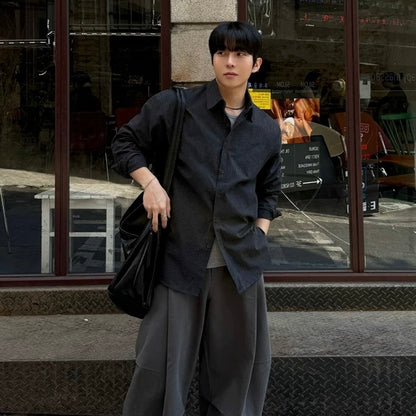 Casual Loose Long-Sleeve Shirt