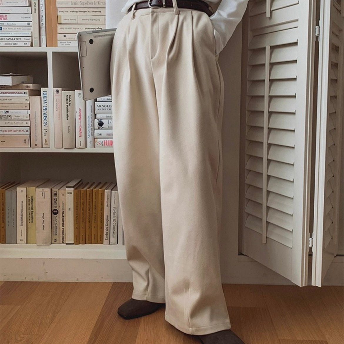 Winter Wide-Legged Commuter Pants