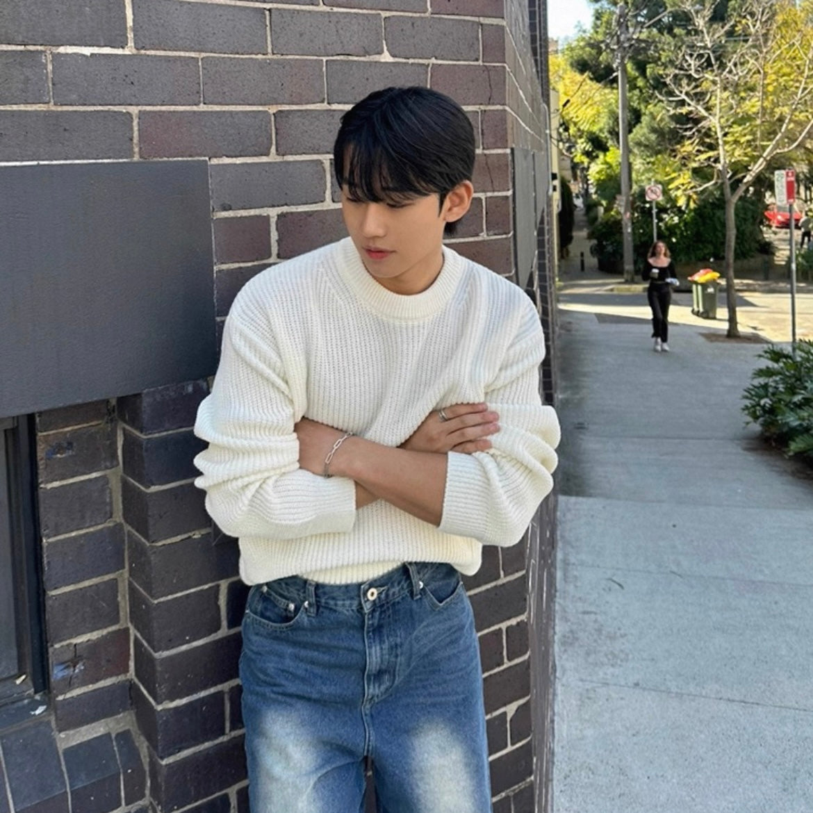 Korean Loose Knit Pullover