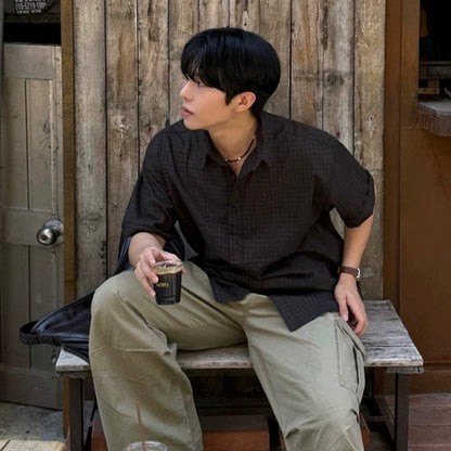 Korean Style Short-Sleeve Shirt