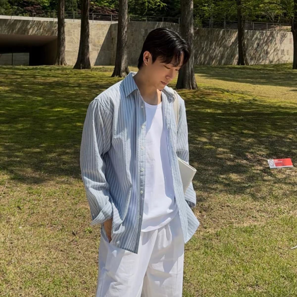 Noel Stripe Oversized Shirt