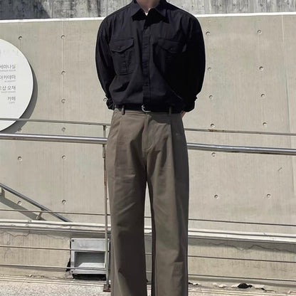 Korean-Style Casual Shirt