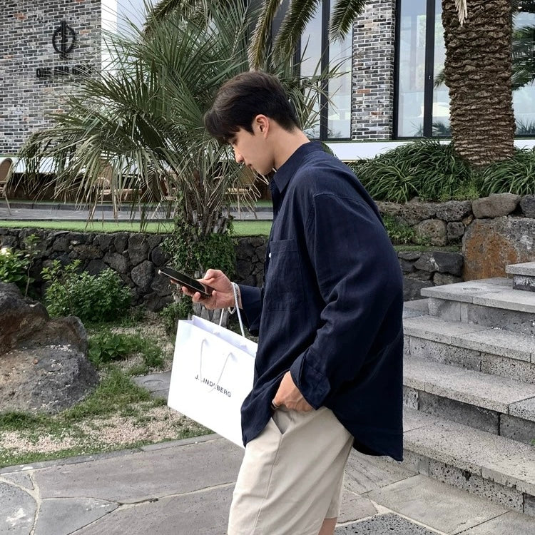 Linen Long Sleeve Shirt