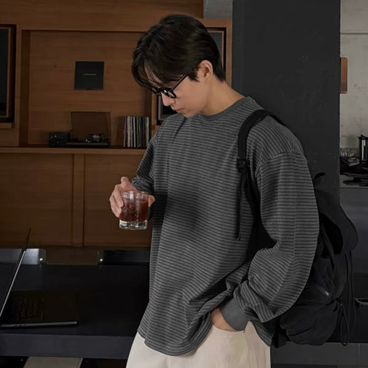 Shadow Stripe Long Sleeve Tee