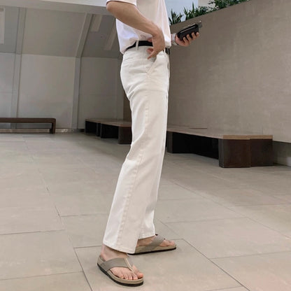Korean Style White Jeans