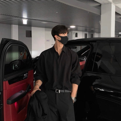 Casual Solid Color Shirt