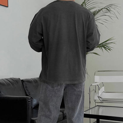 Shadow Stripe Long Sleeve Tee