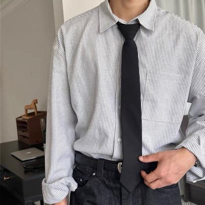 Retro Striped Casual Shirt