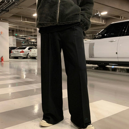 Casual straight suit pants